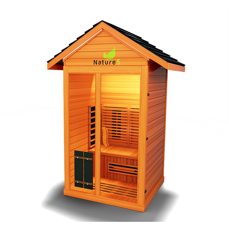 Medical Nature 5™ Outdoor Saunas - Full-Spectrum Infrared Tech