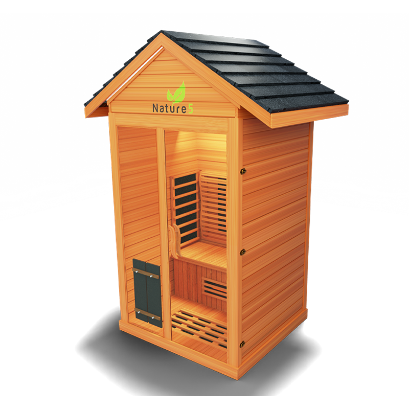 Medical Nature 5™ Outdoor Saunas - Full-Spectrum Infrared Tech