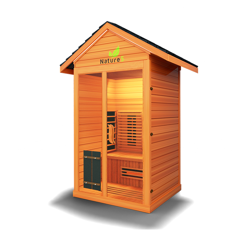 Medical Nature 5™ Outdoor Saunas - Full-Spectrum Infrared Tech