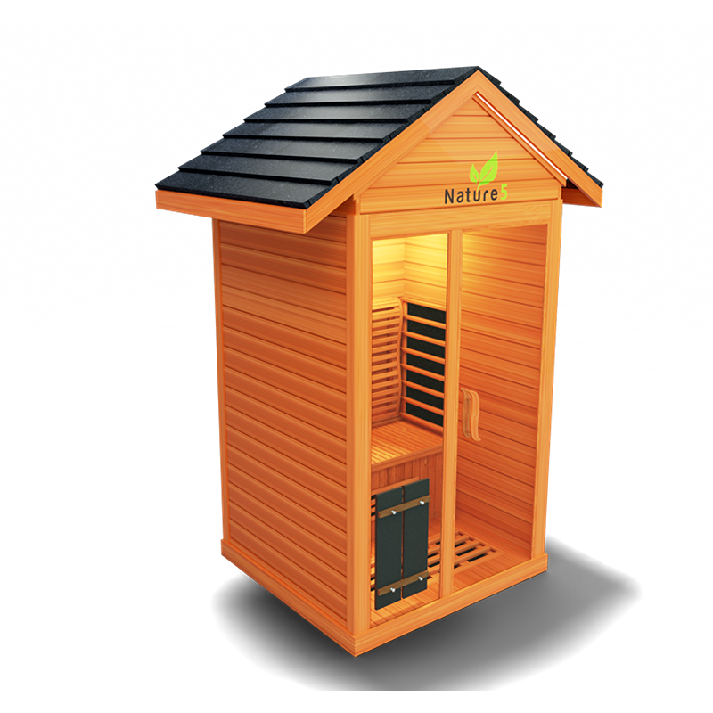 Medical Nature 5™ Outdoor Saunas - Full-Spectrum Infrared Tech