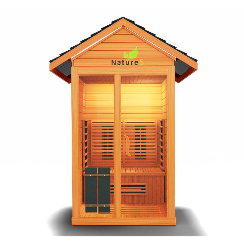 Medical Nature 5™ Outdoor Saunas - Full-Spectrum Infrared Tech