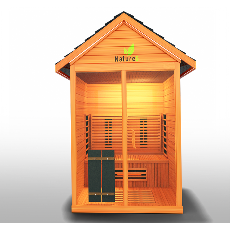 Medical Nature 6™ Outdoor Saunas - Full-Spectrum Infrared Tech