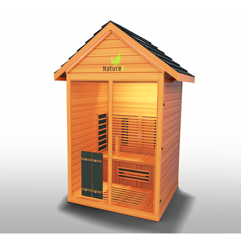 Medical Nature 6™ Outdoor Saunas - Full-Spectrum Infrared Tech