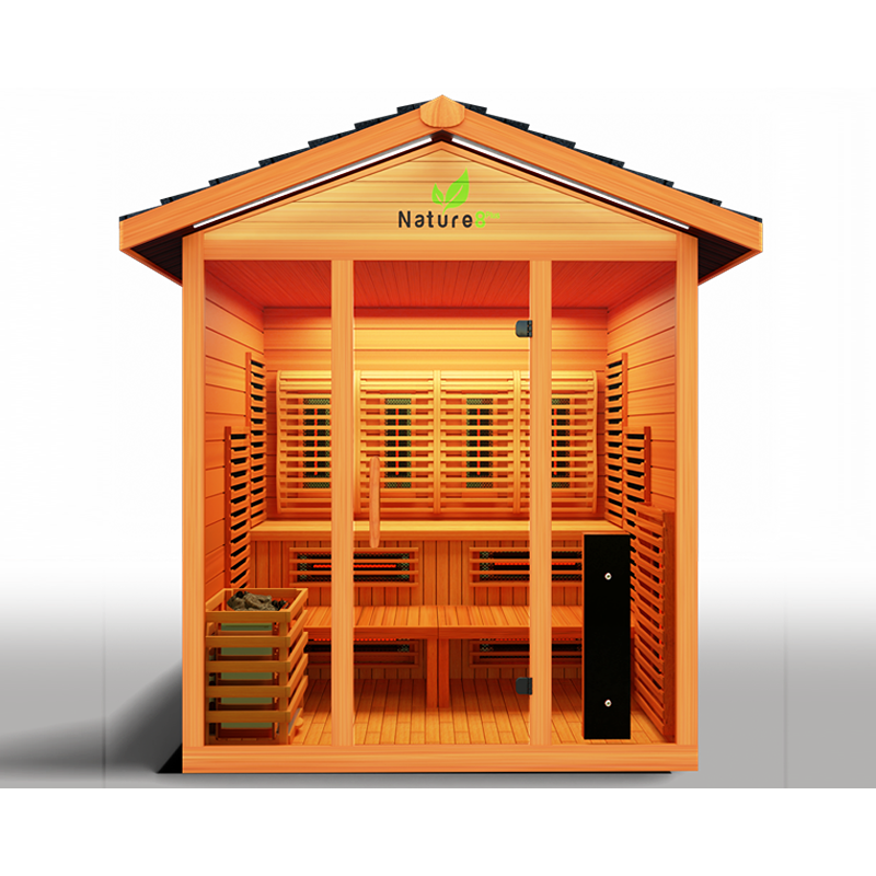 Medical Nature 8 Plus™ Outdoor Hybrid Sauna V2