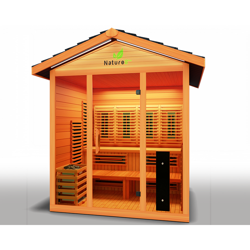 Medical Nature 8 Plus™ Outdoor Hybrid Sauna V2